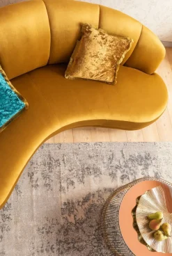 Sofa Dschinn 233x81 Cm Brązowa*KARE Design Online