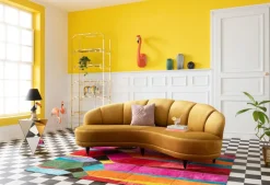 Sofa Dschinn 233x81 Cm Brązowa*KARE Design Online