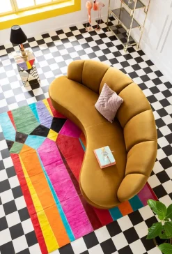 Sofa Dschinn 233x81 Cm Brązowa*KARE Design Online