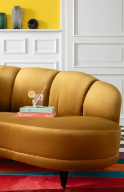 Sofa Dschinn 233x81 Cm Brązowa*KARE Design Online