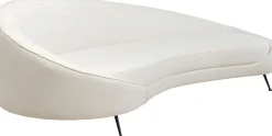 Sofa Duża Do Salonu Offwhite Nogi Czarne Stalowe 270 Cm*KARE Design Clearance