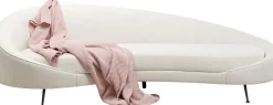 Sofa Duża Do Salonu Offwhite Nogi Czarne Stalowe 270 Cm*KARE Design Clearance