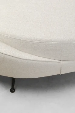 Sofa Duża Do Salonu Offwhite Nogi Czarne Stalowe 270 Cm*KARE Design Clearance