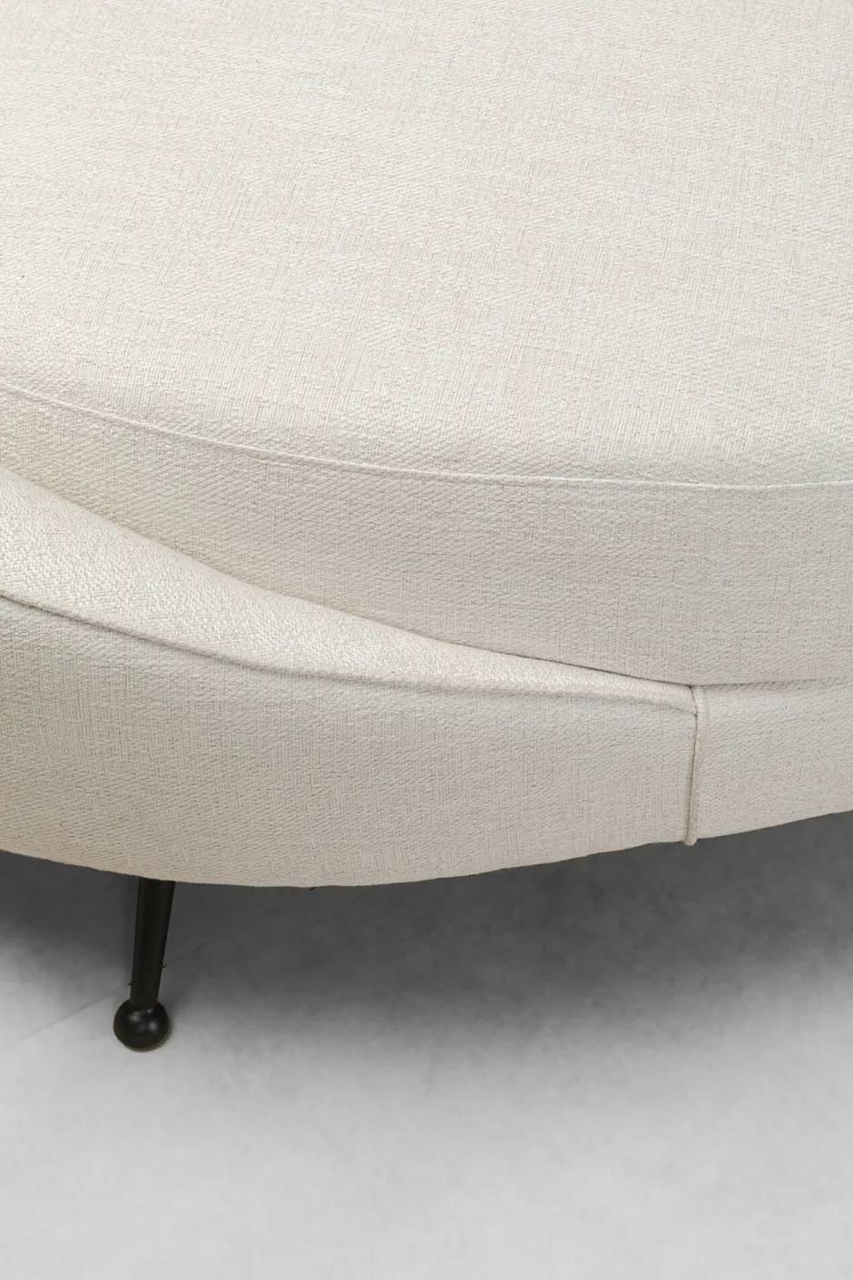 Sofa Duża Do Salonu Offwhite Nogi Czarne Stalowe 270 Cm*KARE Design Clearance