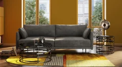 Sofa Edna 3-os. 245 Cm Szara*KARE Design