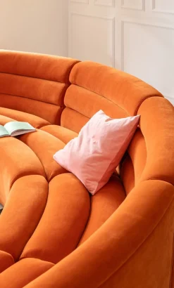 Sofa Element Wave 83x109 Cm Pomarańczowa*KARE Design Sale