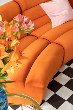 Sofa Element Wave 83x109 Cm Pomarańczowa*KARE Design Sale