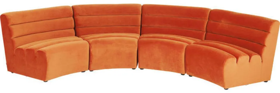 Sofa Element Wave 83x109 Cm Pomarańczowa*KARE Design Sale