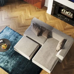 Sofa Infinity Elements 100x70 Cm Szara*KARE Design Hot