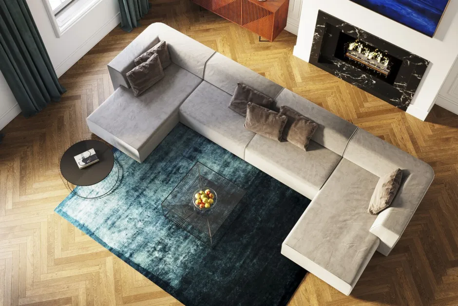 Sofa Infinity Elements 100x70 Cm Szara*KARE Design Hot