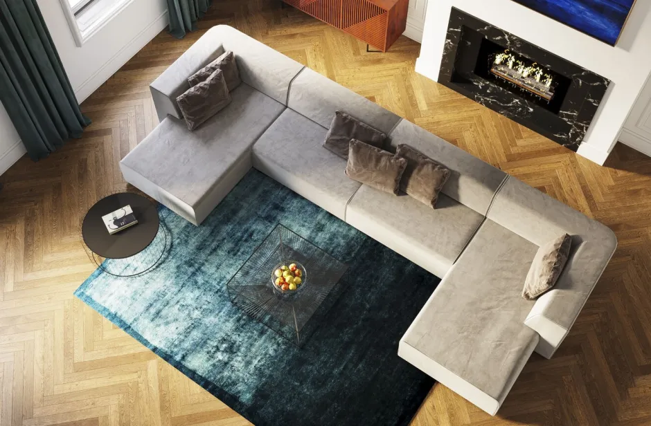 Sofa Infinity Elements 80x70 Cm Szara*KARE Design Best