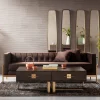 Sofa Loft 226x70 Cm Brązowa*KARE Design Discount