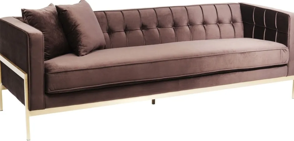 Sofa Loft 226x70 Cm Brązowa*KARE Design Discount