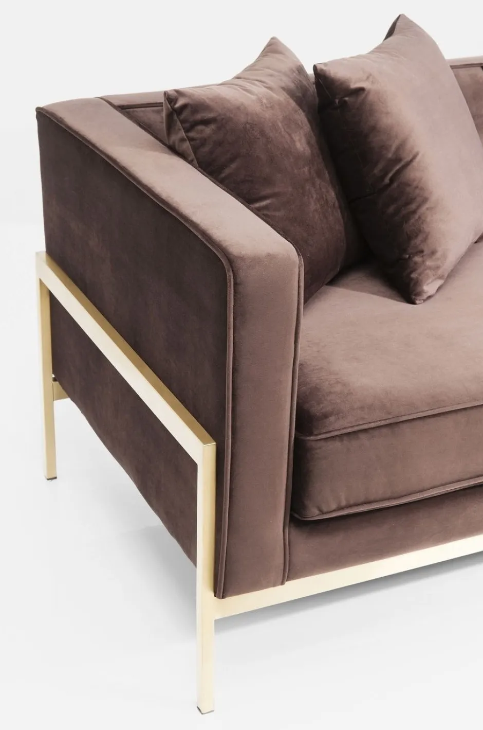 Sofa Loft 226x70 Cm Brązowa*KARE Design Discount