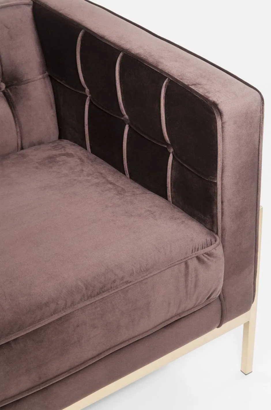 Sofa Loft 226x70 Cm Brązowa*KARE Design Discount