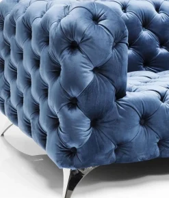 Sofa Look Royal 180x77 Cm Niebieska*KARE Design Sale