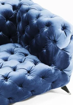 Sofa Look Royal 180x77 Cm Niebieska*KARE Design Sale