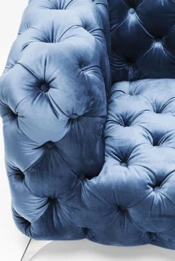 Sofa Look Royal 180x77 Cm Niebieska*KARE Design Sale