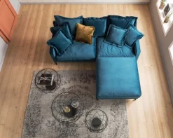 Sofa Lullaby 222x70 Cm Petrol*KARE Design