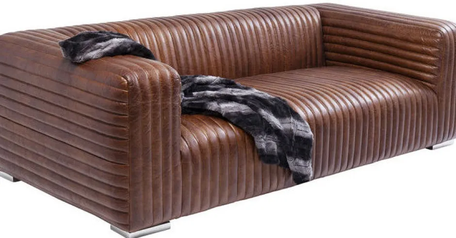 Sofa Malibu 3-os. 226 Cm Skóra Naturalna*KARE Design Hot