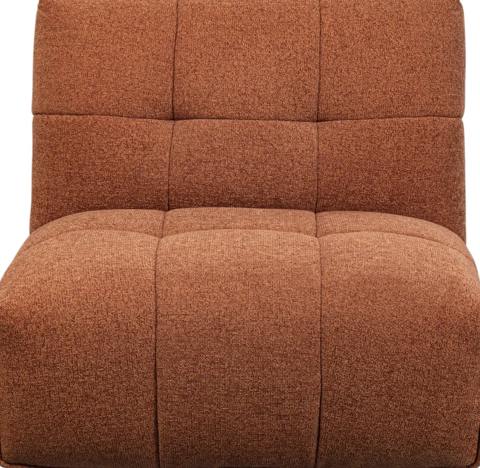 Sofa Modułowa 1 Element Pikowana Brązowa 89 Cm*KARE Design Hot