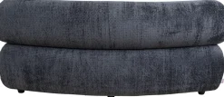 Sofa - Moduł Zaokrąglony Tapicerka Szaroniebieska 145 Cm*KARE Design Outlet