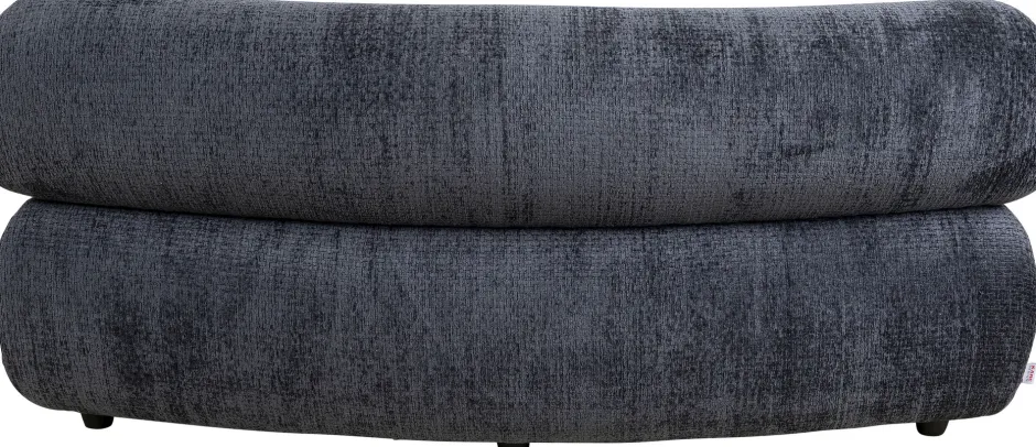 Sofa - Moduł Zaokrąglony Tapicerka Szaroniebieska 145 Cm*KARE Design Outlet