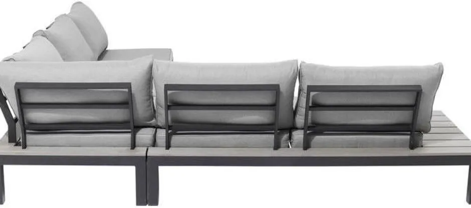 Sofa Ogrodowa Ze Stolikiem Holiday Black 242x242 Cm*KARE Design Outlet
