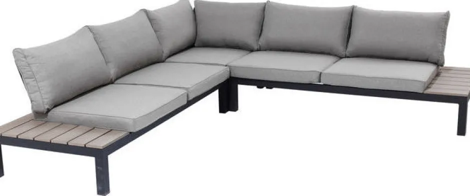 Sofa Ogrodowa Ze Stolikiem Holiday Black 242x242 Cm*KARE Design Outlet