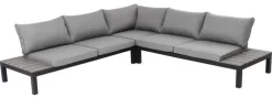 Sofa Ogrodowa Ze Stolikiem Holiday Black 242x242 Cm*KARE Design Outlet