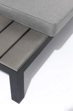 Sofa Ogrodowa Ze Stolikiem Holiday Black 242x242 Cm*KARE Design Outlet