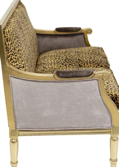 Sofa 2-os. Glamour Do Salonu Panterka Rama Złota 135 Cm*KARE Design Best