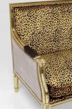 Sofa 2-os. Glamour Do Salonu Panterka Rama Złota 135 Cm*KARE Design Best
