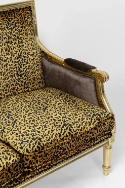 Sofa 2-os. Glamour Do Salonu Panterka Rama Złota 135 Cm*KARE Design Best
