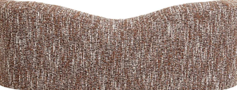 Sofa 2-osobowa Brązowa Zaokrąglony Kształ 201 Cm*KARE Design Clearance