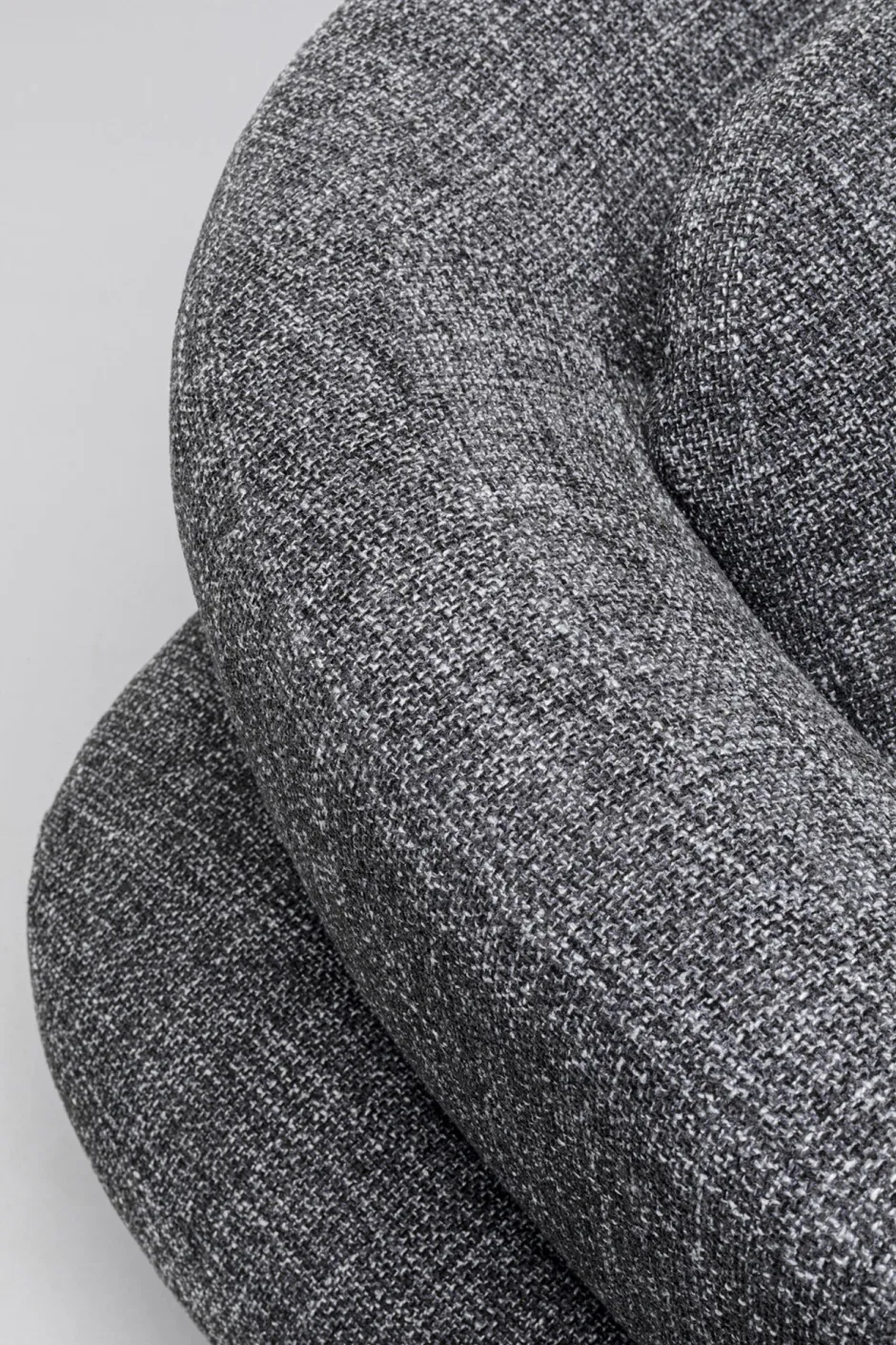 Sofa 2-osobowa Czarna Tkanina Melanżowa 182 Cm*KARE Design New