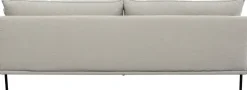 Sofa 3-osobowa Do Salonu Kremowa Z Czarnymi Stalowymi Nogami 245 Cm*KARE Design