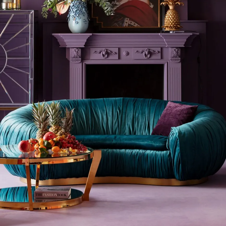 Sofa Perugia 2 Os. 195 Cm Emerald*KARE Design