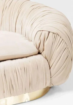 Sofa Perugia 195x119 Cm Beżowa*KARE Design Online