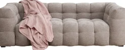 Sofa Pikowana 3-osobowa Jasnobrązowa 240 Cm*KARE Design