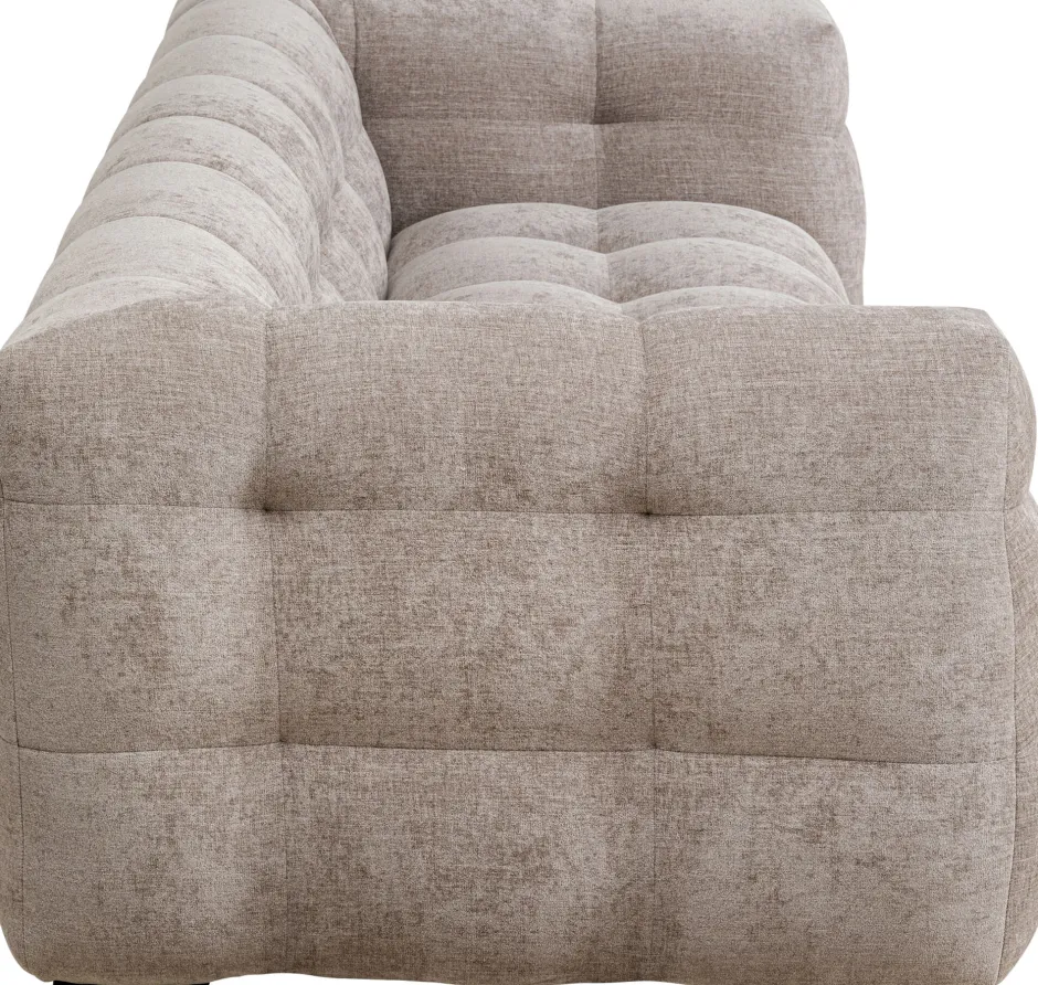 Sofa Pikowana 3-osobowa Jasnobrązowa 240 Cm*KARE Design