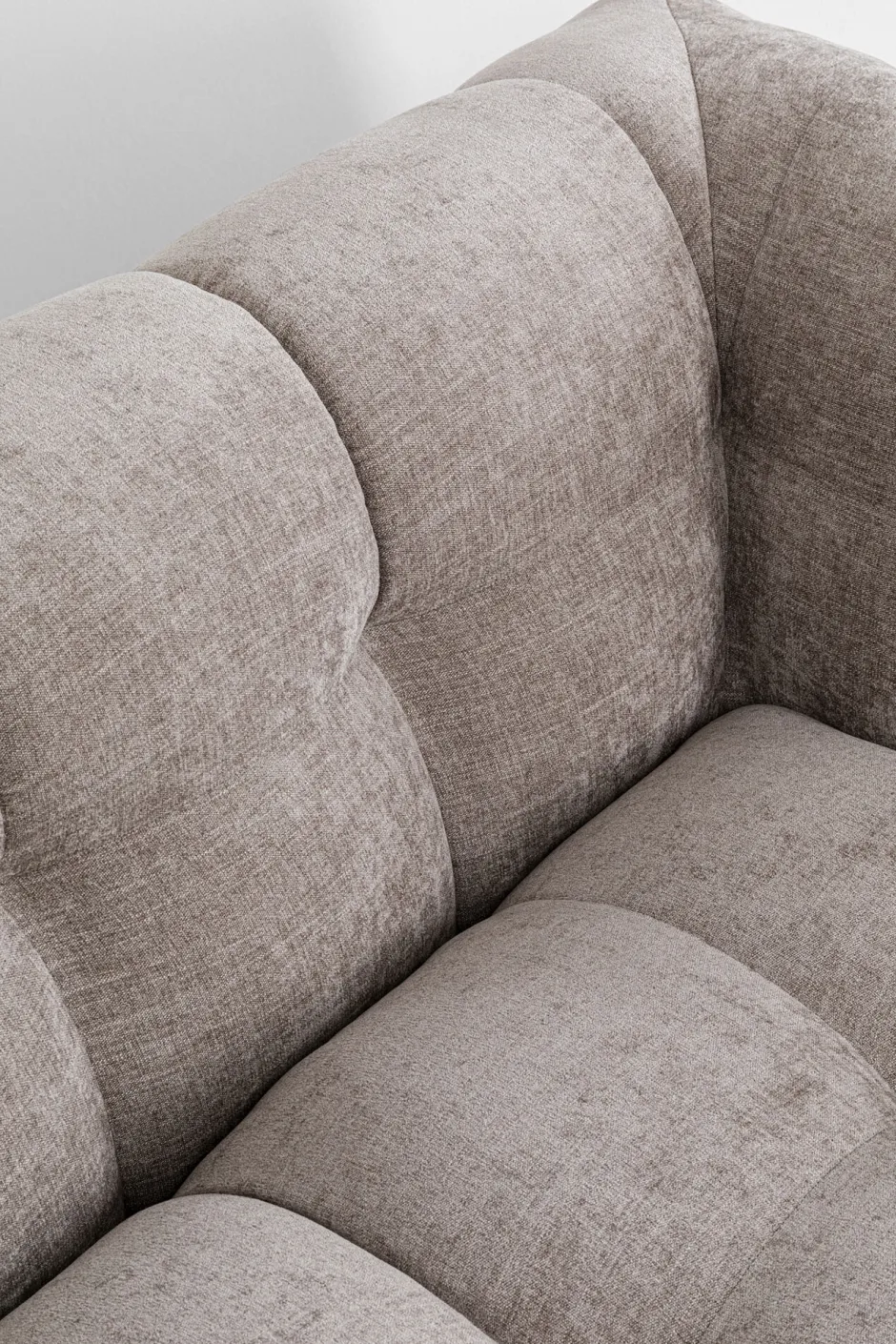 Sofa Pikowana 3-osobowa Jasnobrązowa 240 Cm*KARE Design