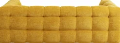 Sofa Pikowana 3-osobowa żółta 240 Cm*KARE Design Clearance