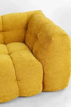 Sofa Pikowana 3-osobowa żółta 240 Cm*KARE Design Clearance