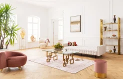 Sofa Rozkładana Milchbar 219 Cm Beżowa*KARE Design Outlet