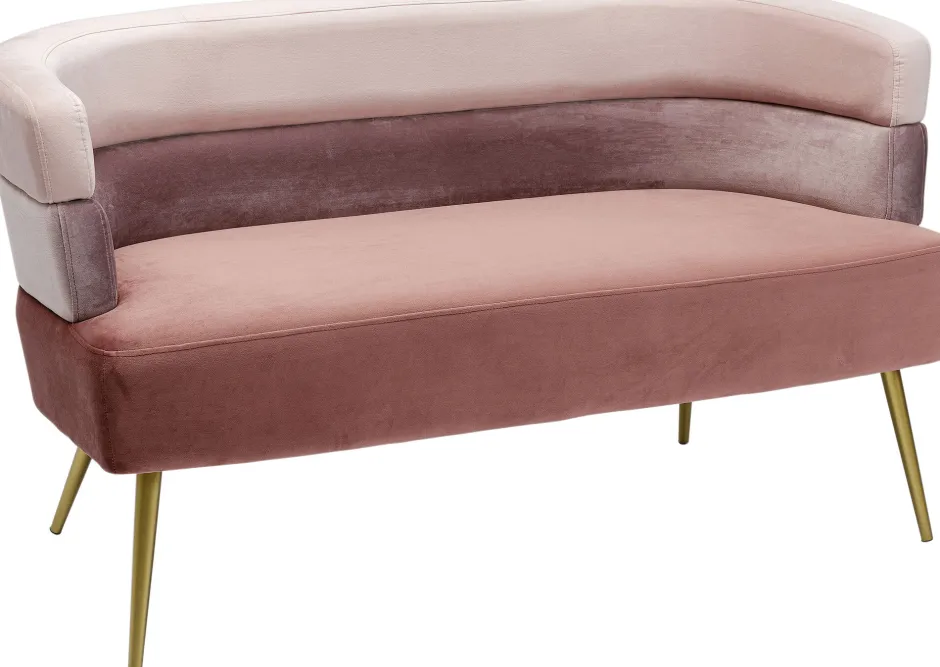 Sofa Sandwich 125 Cm Jasnoróżowa*KARE Design Clearance