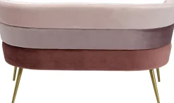 Sofa Sandwich 125 Cm Jasnoróżowa*KARE Design Clearance