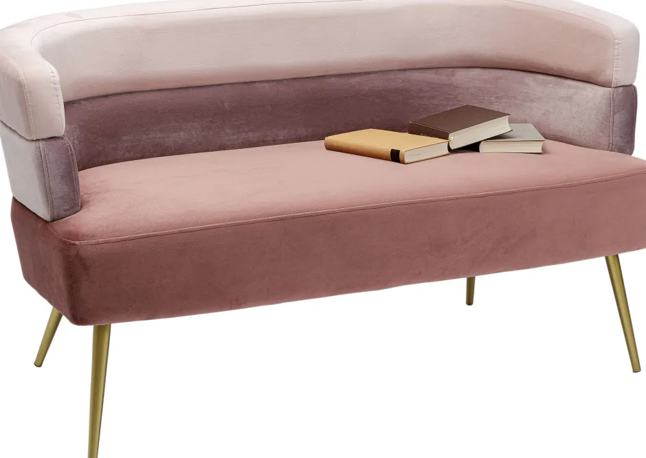 Sofa Sandwich 125 Cm Jasnoróżowa*KARE Design Clearance