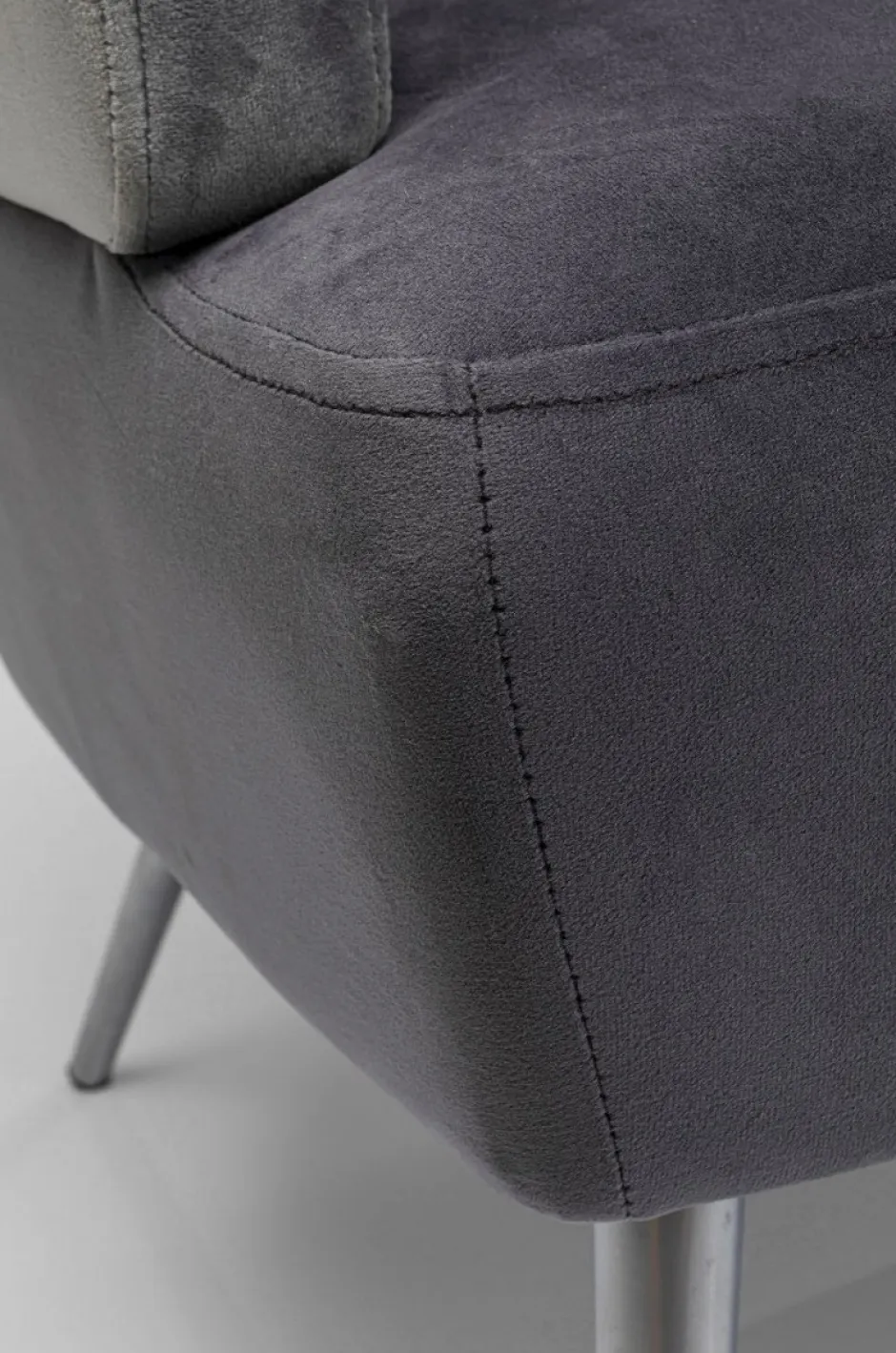 Sofa Sandwich 2 Os. 125 Cm Szara*KARE Design Outlet