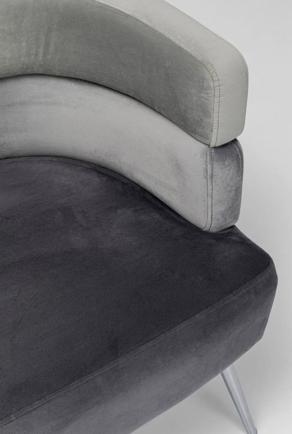 Sofa Sandwich 2 Os. 125 Cm Szara*KARE Design Outlet